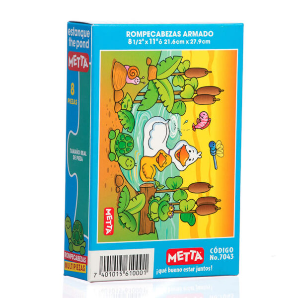 Rompecabezas Estanque - Inglés y Español