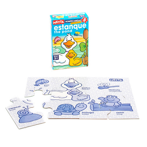 Rompecabezas Estanque - Inglés y Español