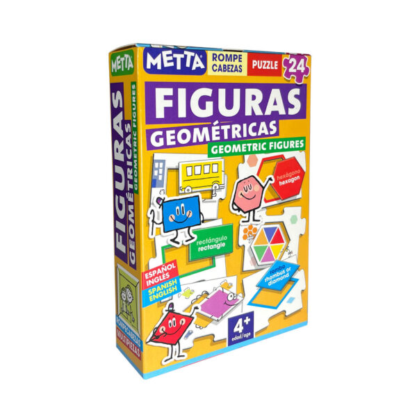 Rompecabezas doble Figuras - Inglés y Español