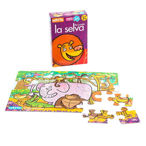 Rompecabezas de la Selva - Inglés y Español