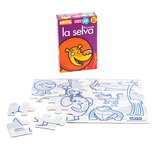 Rompecabezas de la Selva - Inglés y Español