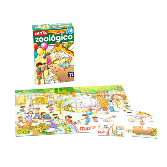Rompecabezas Zoológico - Inglés y Español