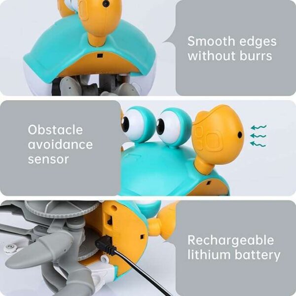 sensores-679x679-1.jpg Tummy Time: Cangrejo Musical Electrónico - Turquesa