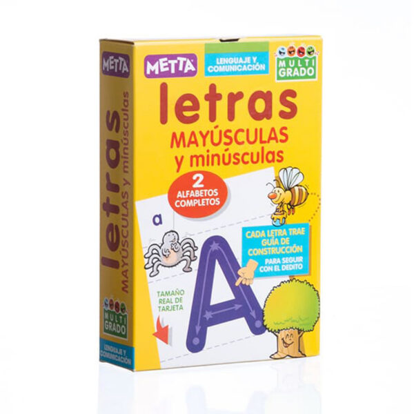 Flashcards Letras Mayúsculas y minúsculas (Tarjetas multigrado)