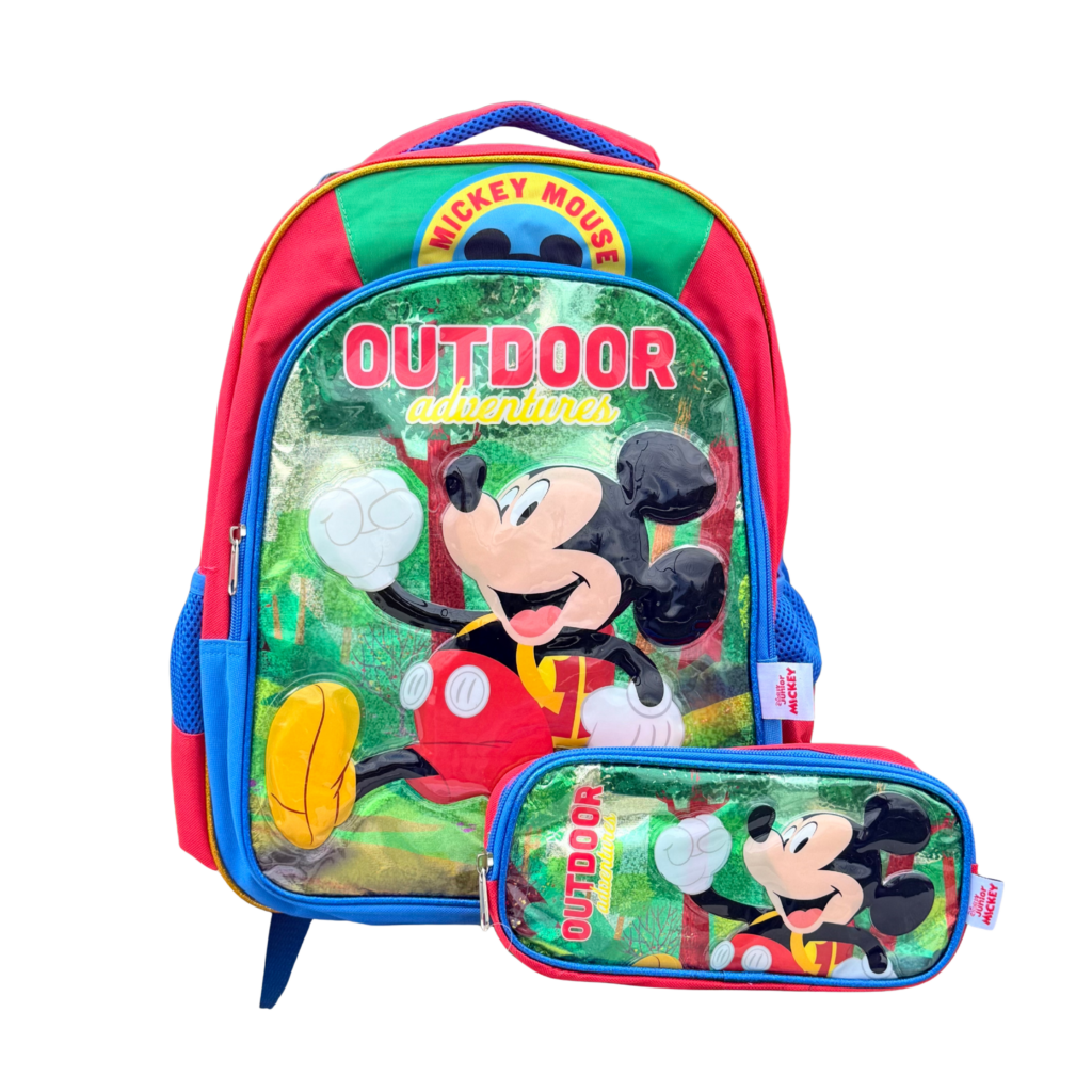 set escolar de Mickey Mouse mochila y estuche Disney
