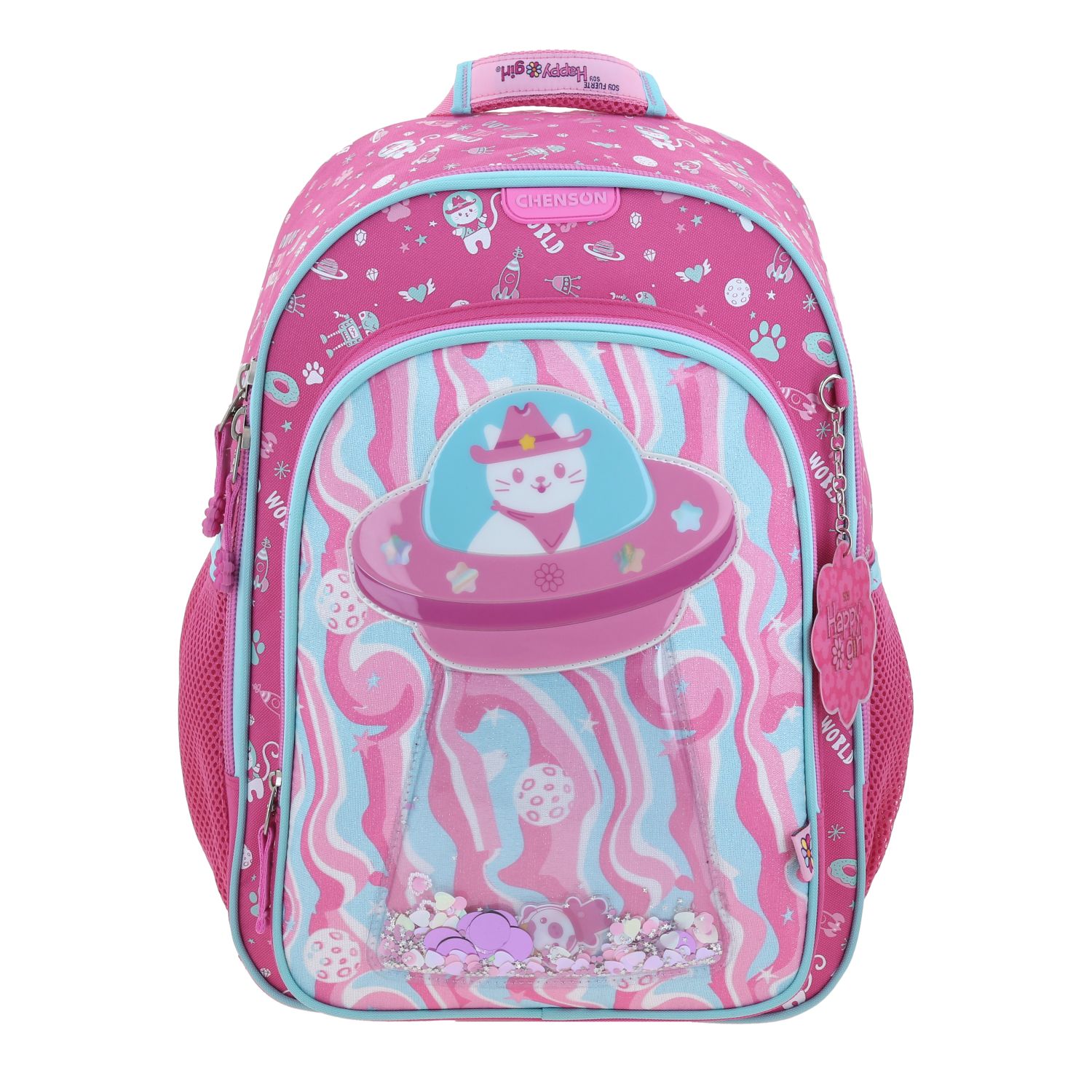 mochila de gatito astronauta Chenson escolar para niña