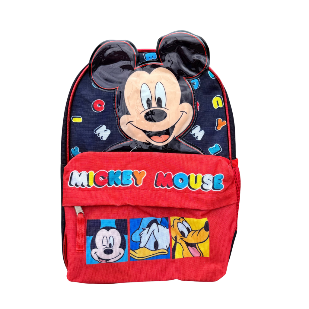 mochila de Mickey Mouse 3D pequeña Disney preescolar