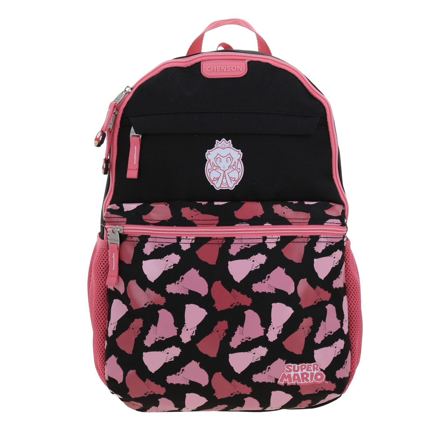 mochila de Peach negra Chenson escolar