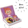 Libro Magneti'book Janod Crazy faces GIRL - Caras graciosas (libro magnético 55 piezas)