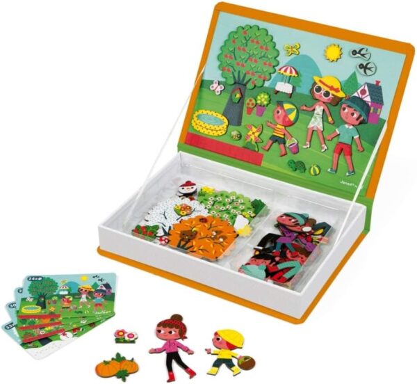 61wbmXqOoCL._AC_SL1000_ Libro Magneti'book Janod 4 Estaciones (libro magnético 115 piezas)