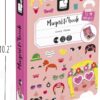 Libro Magneti'book Janod Crazy faces GIRL - Caras graciosas (libro magnético 55 piezas)