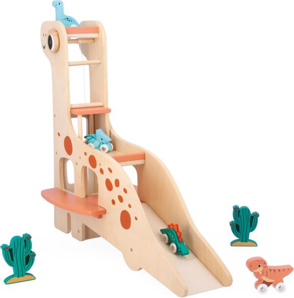 Garage de Dinosaurios de madera Janod