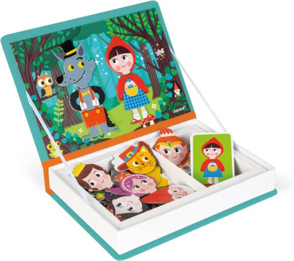 Libro Magneti'book Janod Fairy tails - Cuentos de hadas (libro magnético 30 piezas)
