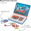 Libro Magneti'book Janod Bombero (libro magnético 60 piezas)
