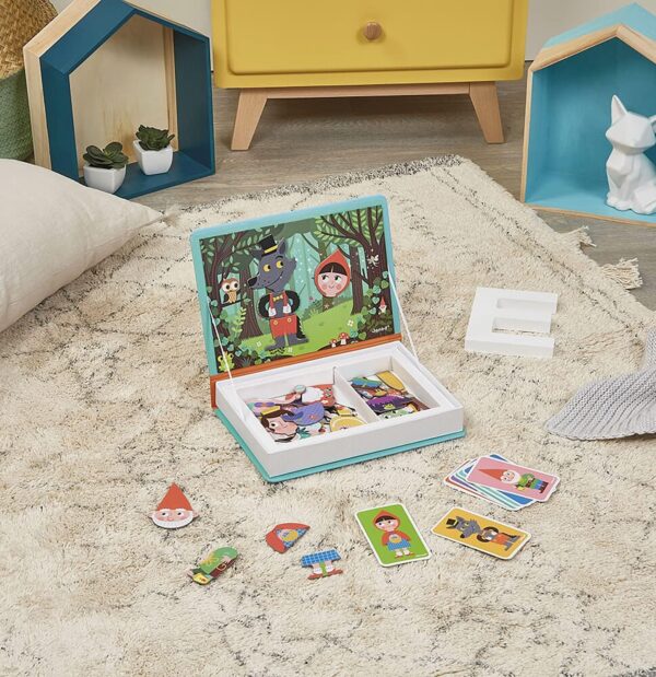 Libro Magneti'book Janod Fairy tails - Cuentos de hadas (libro magnético 30 piezas)