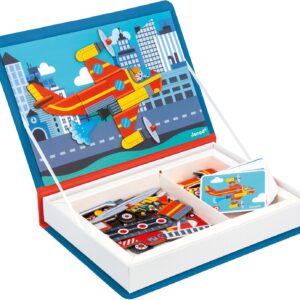 Libro Magneti'book Janod Bombero (libro magnético 60 piezas)