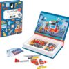 Libro Magneti'book Janod Bombero (libro magnético 60 piezas)