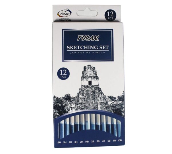 Set lápices de dibujo (12 unidades) Tucán
