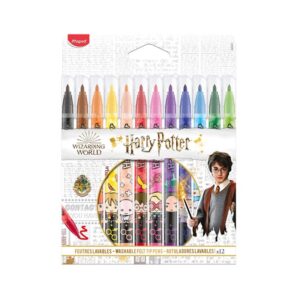 Marcador punto fino Harry Potter 12 colores Maped