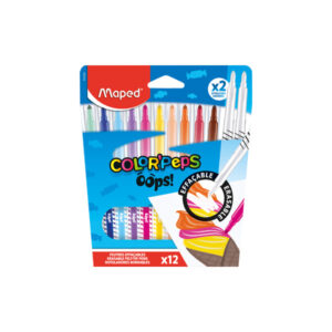 Marcadores borrables Oops Color peps Maped (con borrador)