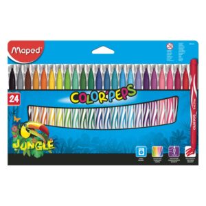 Marcadores Color peps Jungle 24 colores Maped