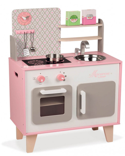 Cocinita Macaron rosa Janod