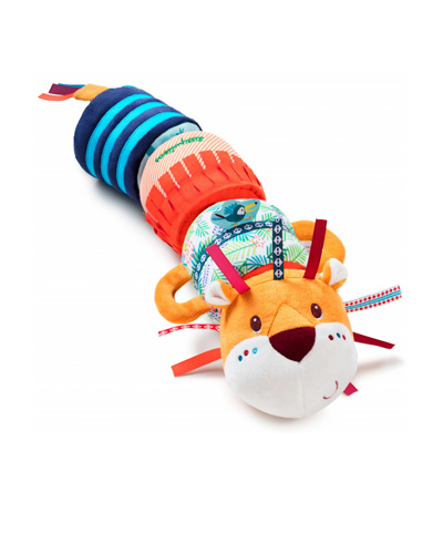 Peluche con texturas y sonidos desmontable, Jack cadena de sonidos, Lilliputiens