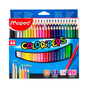 Crayones de madera 48 colores Maped