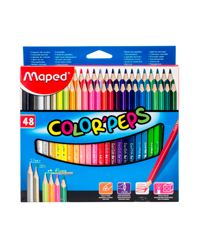 20403033 Crayones de madera 48 colores Maped