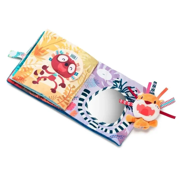 Libro de tela sensorial el Leoncito ruge (Jack ruge) Lilliputiens