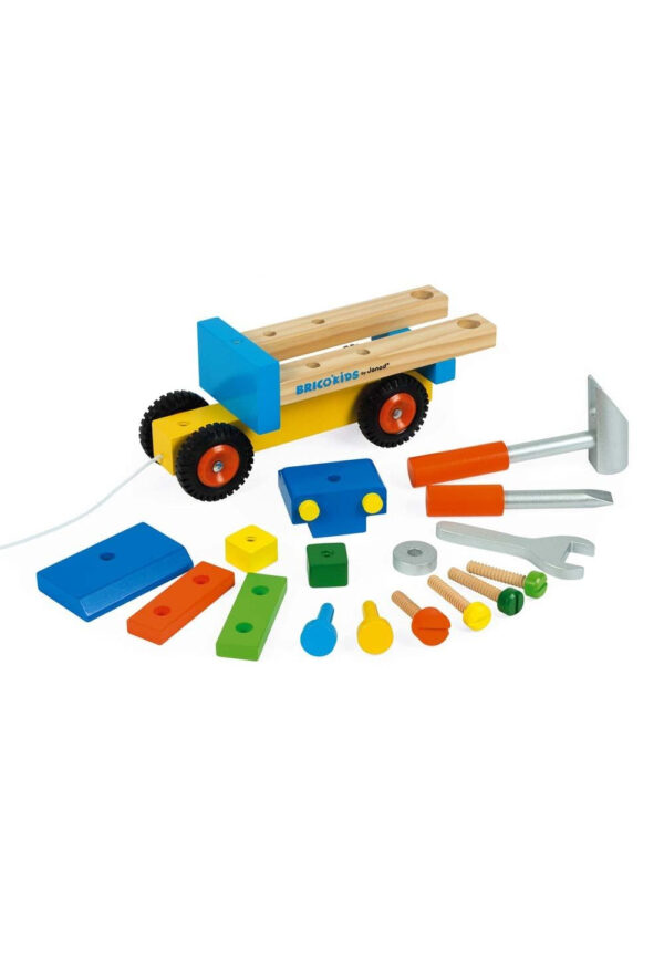Camión de bloques de colores Bricolage Brico'kids, Janod