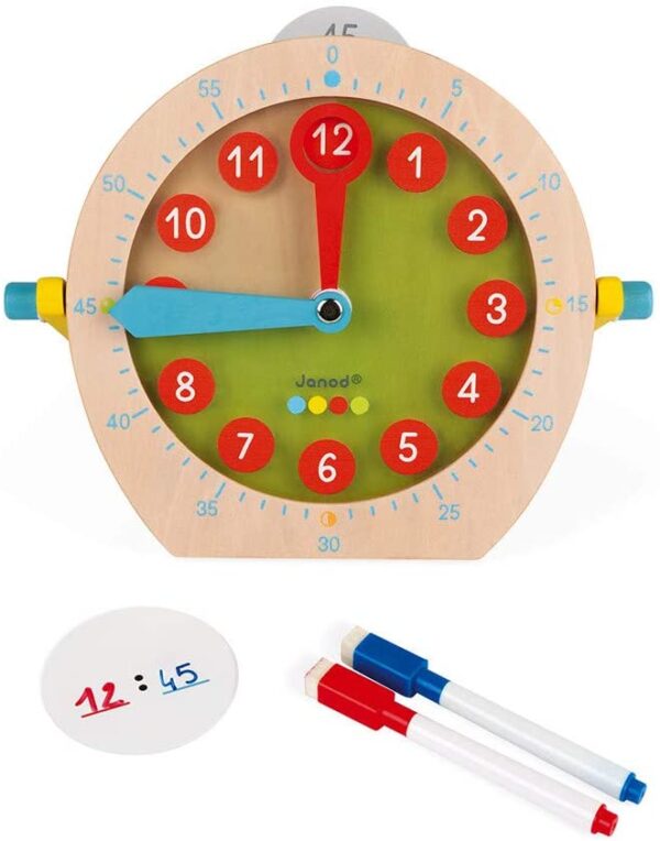Reloj Essential aprende la hora, Janod