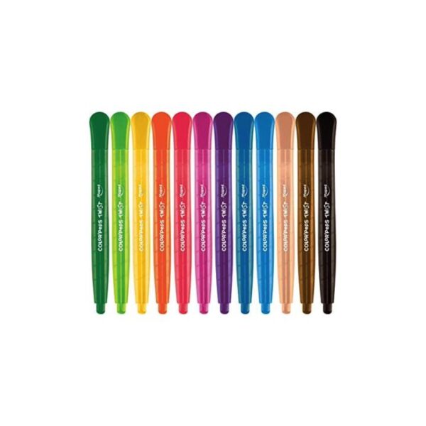 Crayón de cera twist Color peps 12 colores Maped