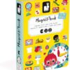 Libro Magneti'book Janod Aprendo la hora (libro magnético 75 piezas)