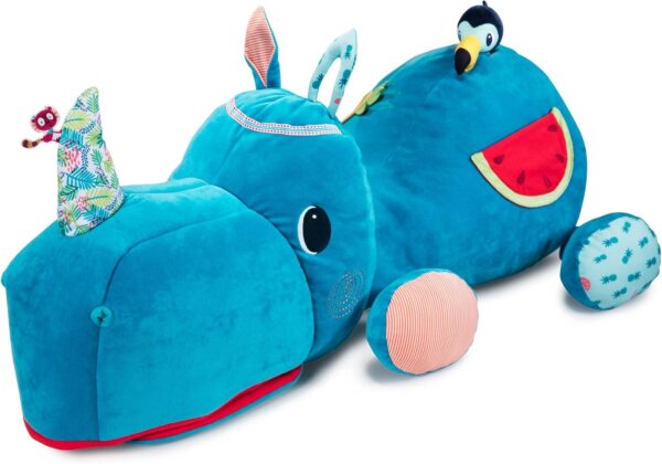 Peluche gigante guarda secretos Marius el rino, Lilliputiens