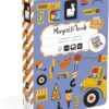 Libro Magneti'book Janod Construcción (libro magnético 68 piezas)