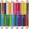 Crayón de madera Color peps triangular bicolor 24 crayones/ 48 colores Maped