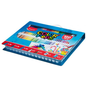 Kit de marcadores y crayones color Peps 100 piezas Maped