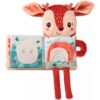 Libro sensorial y peluche de tela Stella el venado (brilla en la oscuridad), Lilliputiens