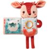 Libro sensorial y peluche de tela Stella el venado (brilla en la oscuridad), Lilliputiens