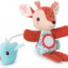 Títere de actividades y texturas de peluche Stella el dragón, Lilliputiens