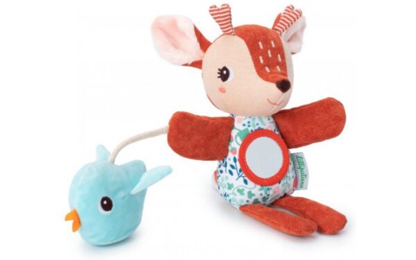 Títere de actividades y texturas de peluche Stella el dragón, Lilliputiens
