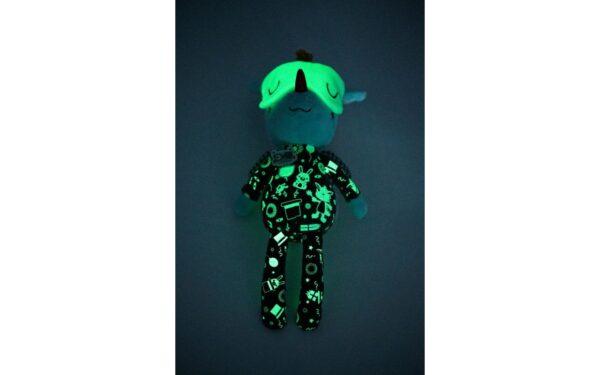 Peluche que brilla en la oscuridad de buenas noches Joe, Lilliputiens