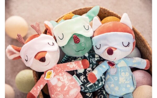 Peluche que brilla en la oscuridad de buenas noches Joe, Lilliputiens