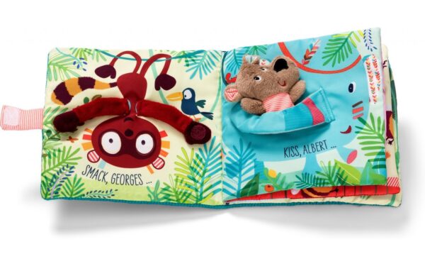 Libro interactivo de tela con títere kiss Cesar (inglés), Lilliputiens