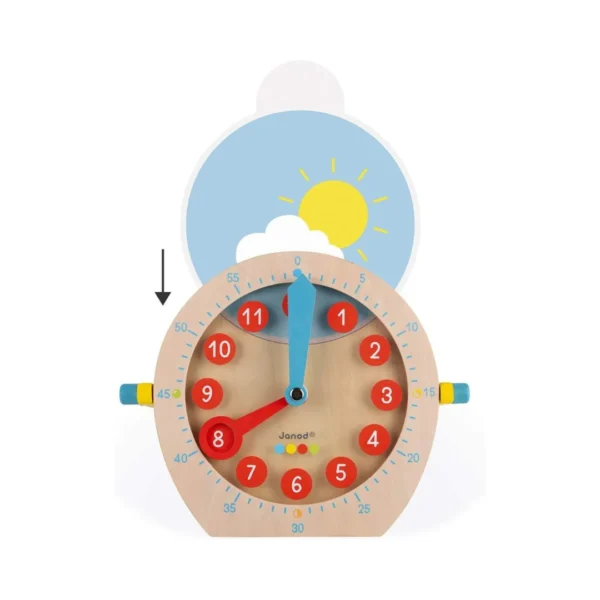 Reloj Essential aprende la hora, Janod