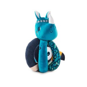 hochet-poignees-marius-lilliputiens-bambinou Sonajero con asas de peluche Marius el rino, Lilliputiens