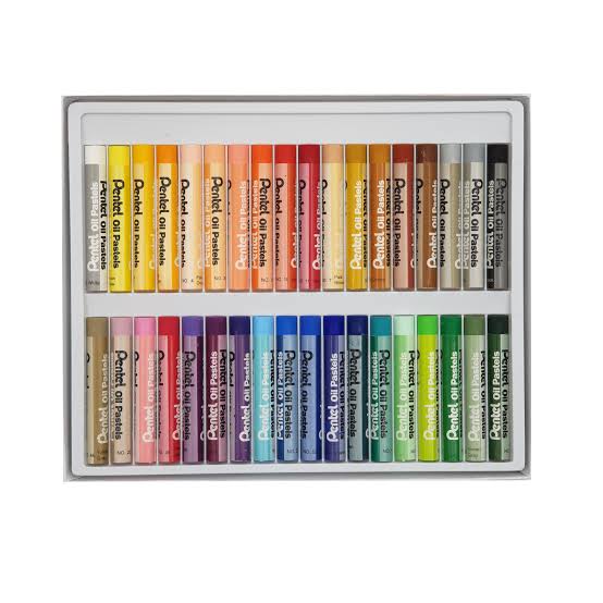 Crayón pastel óleo 36 colores Pentel