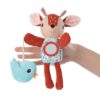 Títere de actividades y texturas de peluche Stella el dragón, Lilliputiens
