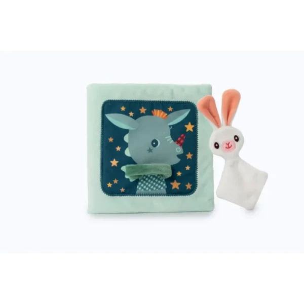 Libro interactivo de tela Joe y su peluche, Lilliputiens